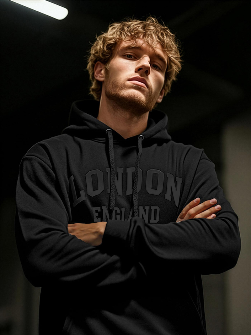 Pánská Mikina Černá OZONEE JS/8B1986/3