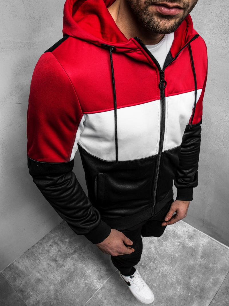 Pánská Mikina Černá OZONEE JS/YD88012Z