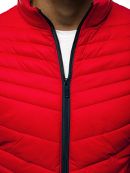 Pánská Bunda Červená OZONEE JB/JP1137