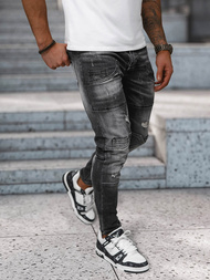 Pánské Džíny Černé OZONEE NB/MP0155N