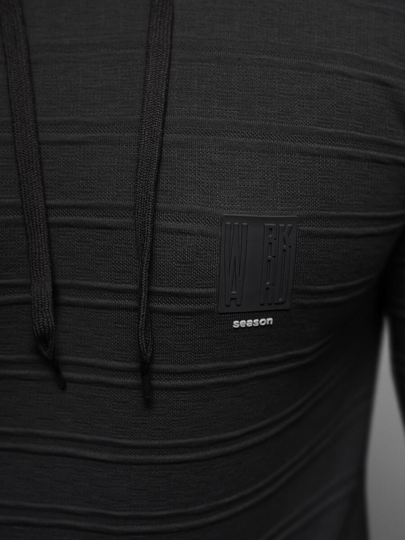 Pánská Mikina Černá OZONEE O/TB2272