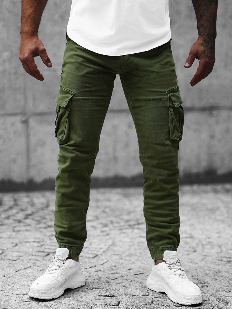 Pánské Kalhoty Jogger Zelené OZONEE NB/MP0105MV