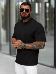 Pánské Tričko Černé OZONEE JS/67T1298/3