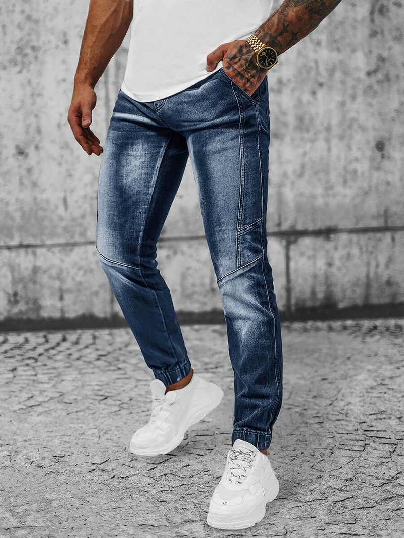 Pánské Džíny Jogger Tmavě-Modré OZONEE NB/MP0115BS