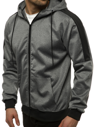 Pánská Mikina Grafitová OZONEE JS/99005