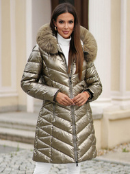 Dámská Bunda Zlato OZONEE JS/16M9100/403Z