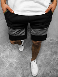 Pánské Krátké Kalhoty Černé JS/KS2515Z