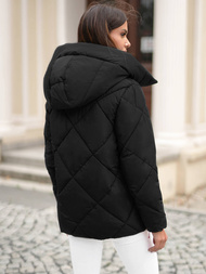 Dámská Bunda Černá OZONEE JS/5M3175/392Z