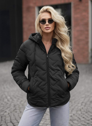 Dámská Bunda Černá OZONEE JS/16M9300/392Z