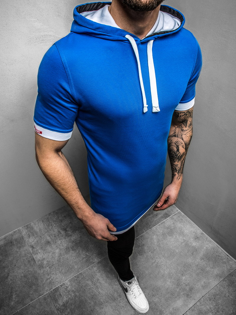 Pánské Tričko Modrý OZONEE O/1273Z