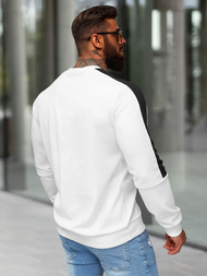 Pánská Mikina Bílá OZONEE O/P2033Z