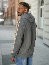 Pánská Mikina Grafitová OZONEE JS/8B1729/5