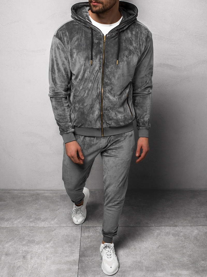 Pánská Tepláková Souprava Šedá OZONEE O/12128