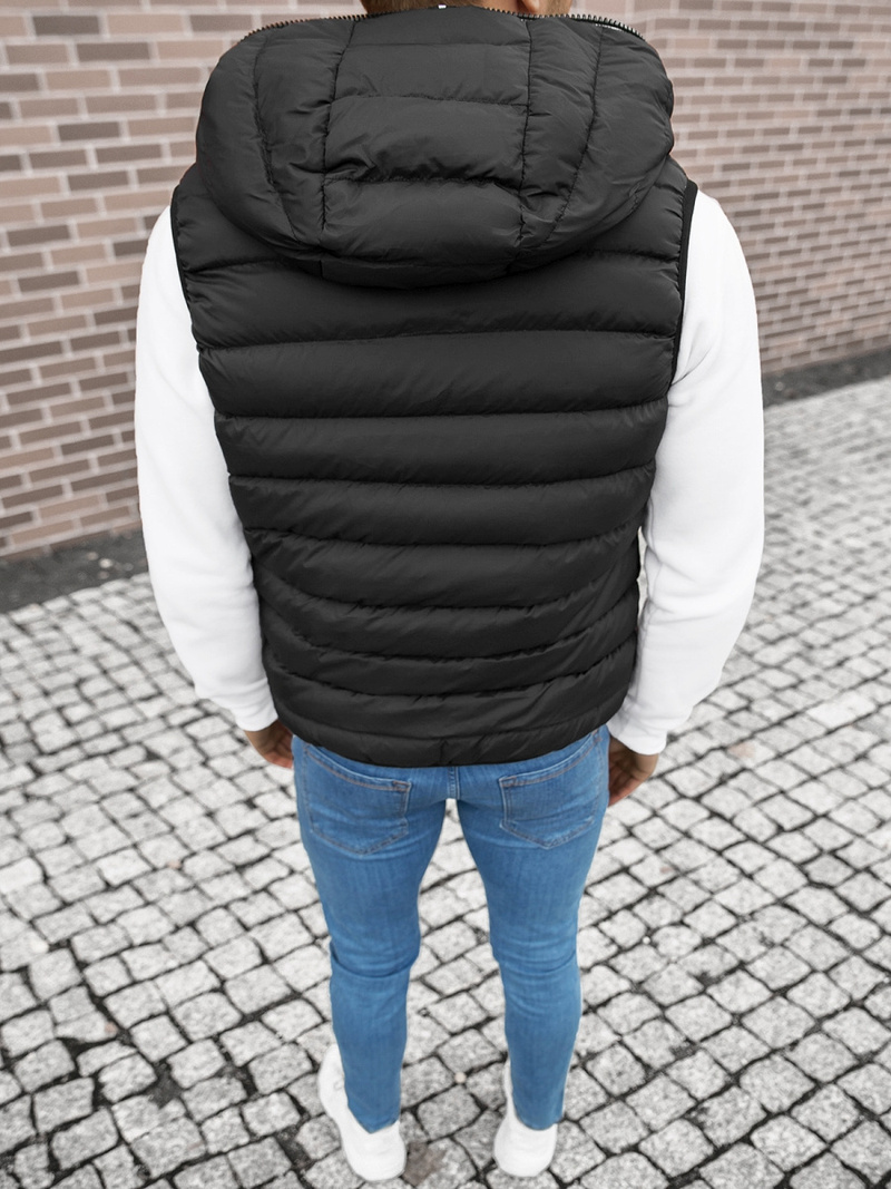 Pánská Vesta Černá OZONEE N/6878/1Z