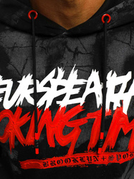 Pánská Mikina Černá OZONEE JS/DD210Z