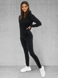 Dámská dvoudílná tepláková souprava Černý OZONEE JS/CKW02