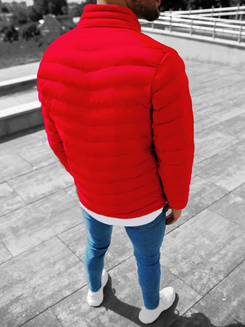 Pánská Bunda Červená OZONEE JS/SM70