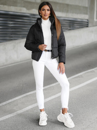 Dámská Bunda Černá OZONEE JS/16M9188/392Z