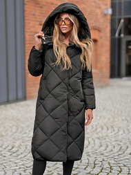 Dámská Bunda Černá OZONEE JS/5M3173/392Z