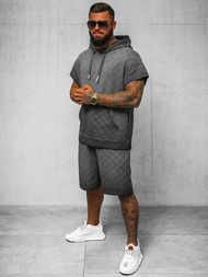 Pánská Tepláková Souprava Černá OZONEE O/3C113/9