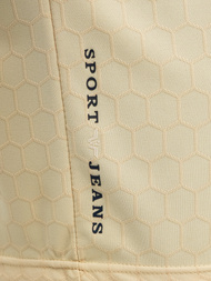 Pánské Polo Tričko Béžová OZONEE O/QQ922