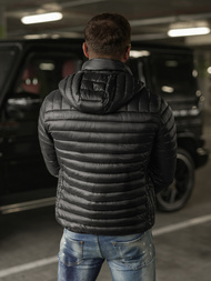 Pánská Bunda Černá OZONEE JS/16M9336/392BZ