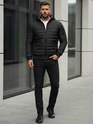 Pánská Bunda Černá OZONEE JS/MY13Z