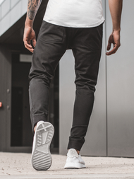 Pánské Kalhoty Jogger Černé OZONEE A/1003