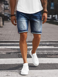 Pánské Džínové Kraťasy Modré OZONEE NB/MP0044BZ