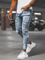 Pánské Džíny Světle-Modré OZONEE DP/214