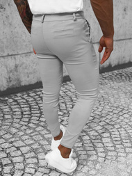 Pánské Chino Kalhoty Šedé OZONEE O/P4049