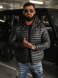 Pánská Bunda Černá OZONEE JS/16M9328/392BZ