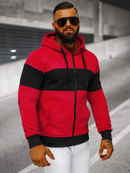 Pánská Mikina Červená OZONEE JS/8B1337/18