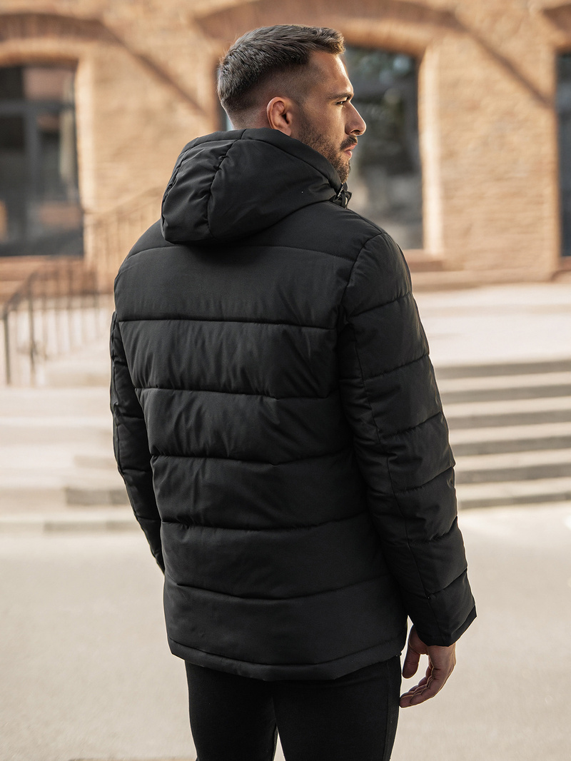 Pánská Bunda Černá OZONEE JS/57M7503/392Z