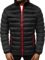 Pánská Bunda Černá/2 OZONEE JB/JP1111