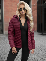 Dámská Bunda Vínová OZONEE JS/11Z8228Z