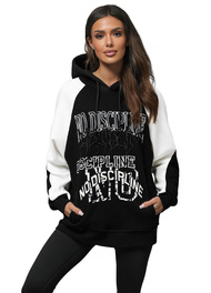 Mikina Černá OZONEE O/SWE23037Z