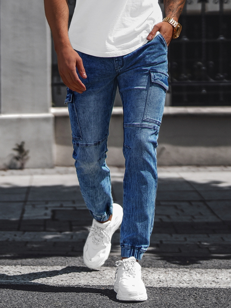 Pánské Džíny Jogger Modré OZONEE NB/MP0058B