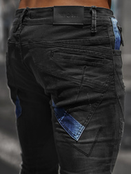 Pánské Džíny Černé OZONEE NB/MP0025N