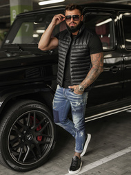 Pánská Vesta Černá OZONEE JS/16M9298/392BZ