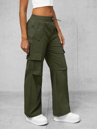 Dámské kalhoty khaki OZONEE O/TT00393