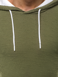 Pánská Mikina Světle-Zelené OZONEE O/1252Z