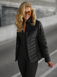 Dámská Bunda Černá OZONEE JS/16M9230/392