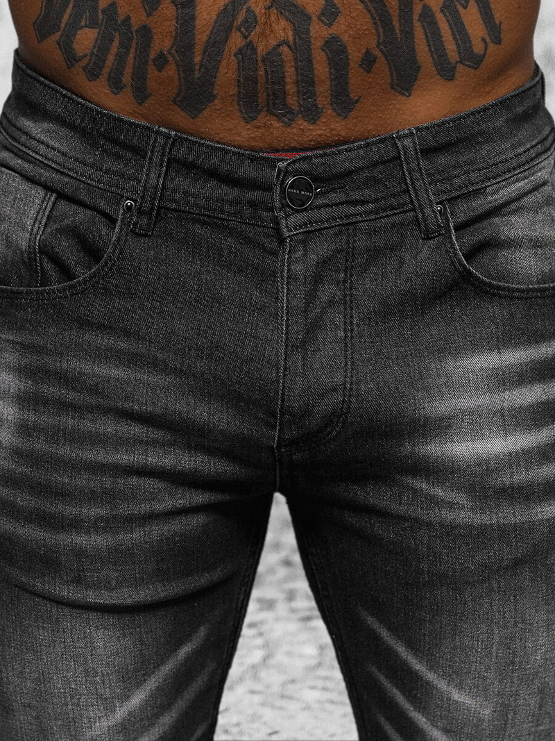 Pánské Džíny Černé OZONEE NB/MP0199N