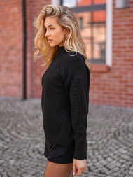 Dámský Svetr Černý OZONEE JS/53B5201/3