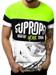 Pánské Tričko Zelené OZONEE JS/KS1974