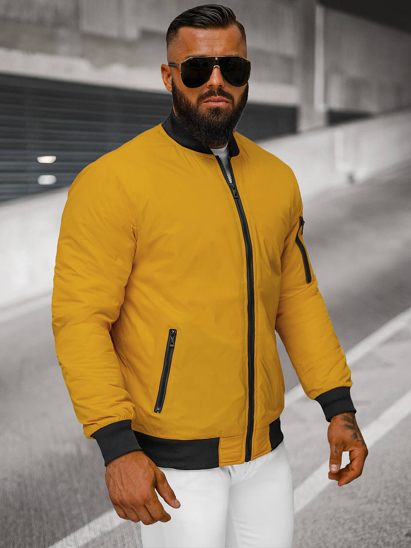 Pánská Bunda Camelová OZONEE JS/AK95Z