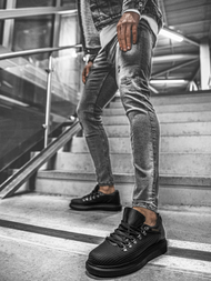 Pánské Sneakery Černé OZONEE CH/021