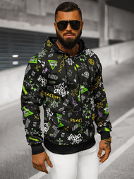 Pánská Mikina Černá OZONEE JS/8B1186/3