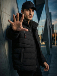 Pánská Bunda Černá OZONEE JS/31M5081/392